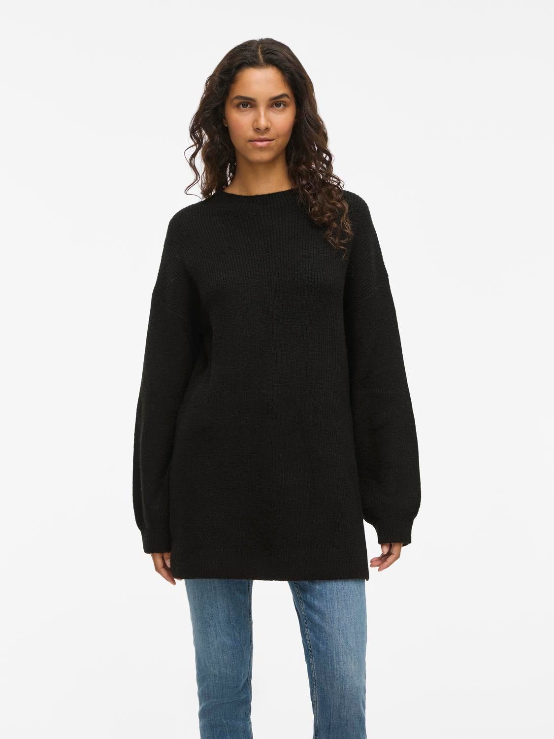 VILASSIA Pullover - Black Beauty - VERO MODA & VILA Bergvik